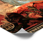 Art Nouveau Lady Le Fevere Utile 1904 Alphonse Muc Poster (Hoek)