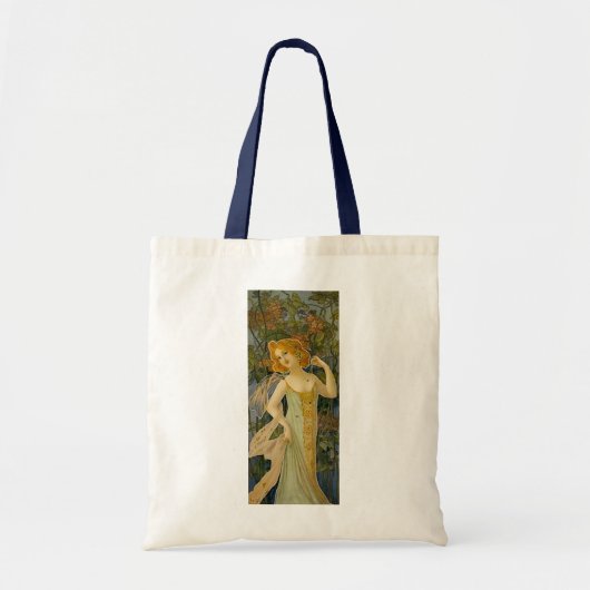 Art Nouveau Lady Tote Bag (Voorkant)