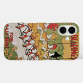 Art Nouveau, lagers Tandem Fiets Case-Mate iPhone Case (Achterkant (horizontaal))