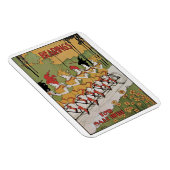  Art Nouveau, lagers Tandem Fiets Magneet (Rechterzijde)