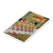  Art Nouveau, lagers Tandem Fiets Magneet (Linkerzijde)