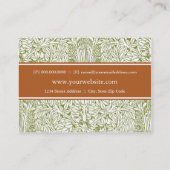 Art Nouveau Landscape Chubby Visitekaartje (Achterkant)