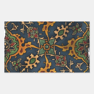 Art Nouveau l'Art Arabic Rechthoekige Sticker