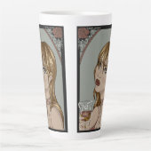 Art Nouveau Latte Mok (Voorkant)