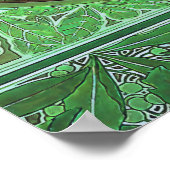 Art Nouveau Laurel door Alphonse Mucha Poster (Hoek)