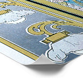  Art Nouveau Le Bec Liais, Privat Livemont Poster (Hoek)