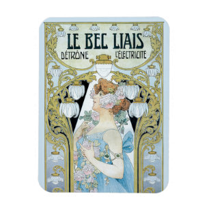 Art Nouveau Le Bec Liais, Privat Livemont uit het  Magneet