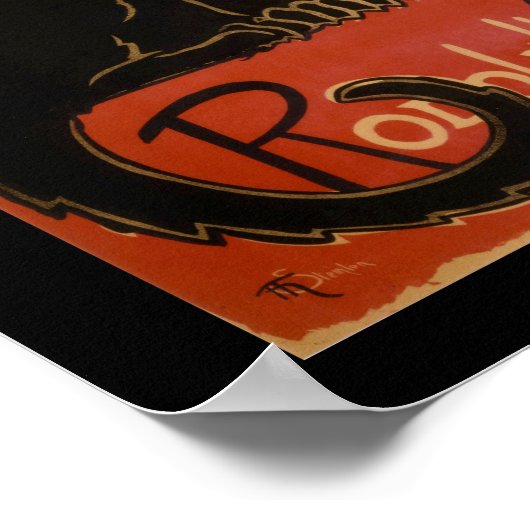 Art Nouveau Le Chat  Cat Poster (Hoek)