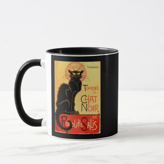  Art Nouveau Le Chat Noir Black Cat Mok (Links)