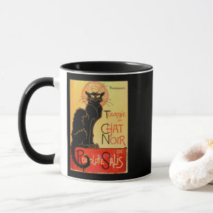 Art Nouveau Le Chat Noir Black Cat Mok