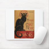  Art Nouveau Le Chat Noir Black Cat Muismat (Met muis)
