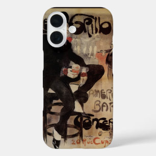 Art Nouveau Le Grillon uit het verleden, man die b iPhone 16 Hoesje