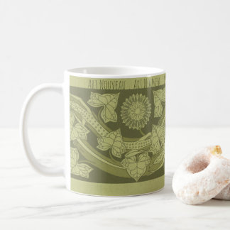 Art Nouveau Leaves & Lizards Koffie-Mok Koffiemok