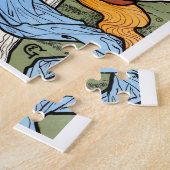 Art Nouveau Legpuzzel (Zijkant)