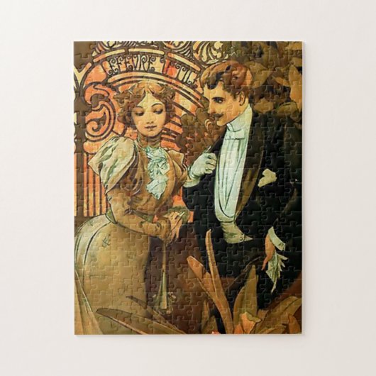 Art Nouveau Legpuzzel (Verticaal)