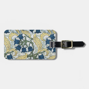 Art Nouveau lelietje-van-dalen bloem Verneuil Bagagelabel