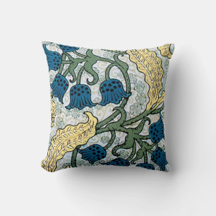 Art Nouveau lelietje-van-dalen bloem Verneuil Kussen