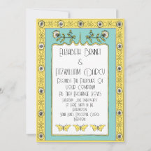 Art Nouveau lente paardenbloemen en vlinders