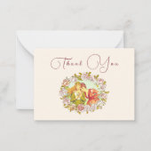  Art Nouveau LGBTQ Twee Brides Dank u Notitiekaartje (Voorkant)