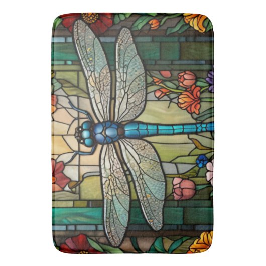  art nouveau libel boho chic badmat (Voorkant Verticaal)