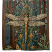  art nouveau libel boho chic douchegordijn (Voorkant)