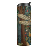 art nouveau libel boho chic thermosbeker (Gedraaid links)