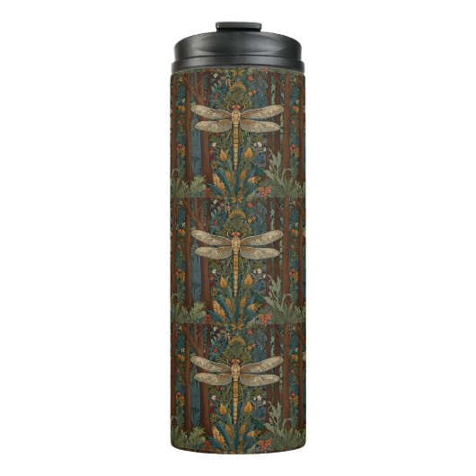  art nouveau libel boho chic thermosbeker (Voorkant)