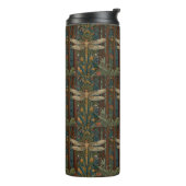  art nouveau libel boho chic thermosbeker (Gedraaid links)