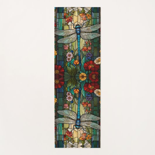 art nouveau libel boho chic yogamat (Voorkant)