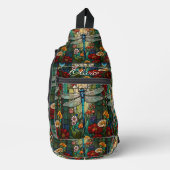 art nouveau libel boho monogram sling bag (Voorkant)