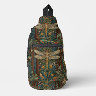  art nouveau libel boho monogram sling bag