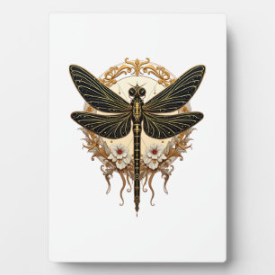 Art Nouveau Libelle Elegante Steampunk Fotoplaat