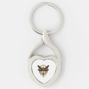 Art Nouveau Libelle Elegante Steampunk Sleutelhanger