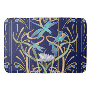Art Nouveau libellen patroon Badmat