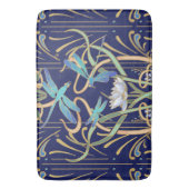 Art Nouveau libellen patroon Badmat (Voorkant Verticaal)