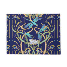 Art Nouveau libellen patroon