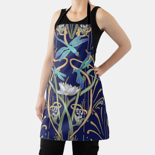 Art Nouveau libellen patroon Schort (Insitu)