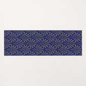 Art Nouveau libellen patroon Yogamat (Achterkant (horizontaal))