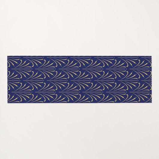 Art Nouveau libellen patroon Yogamat (Achterkant (horizontaal))