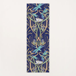 Art Nouveau libellen patroon Yogamat