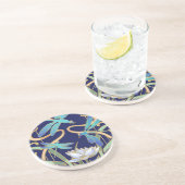 Art Nouveau libellen patroon Zandsteen Onderzetter (Zijkant)