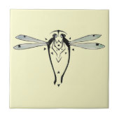 Art Nouveau  libellen Tegeltje (Voorkant)