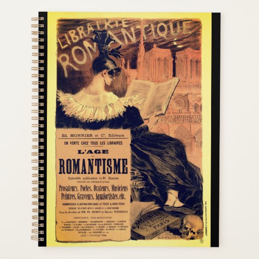Art nouveau librairie romantique gothic grasset planner (Voorkant)