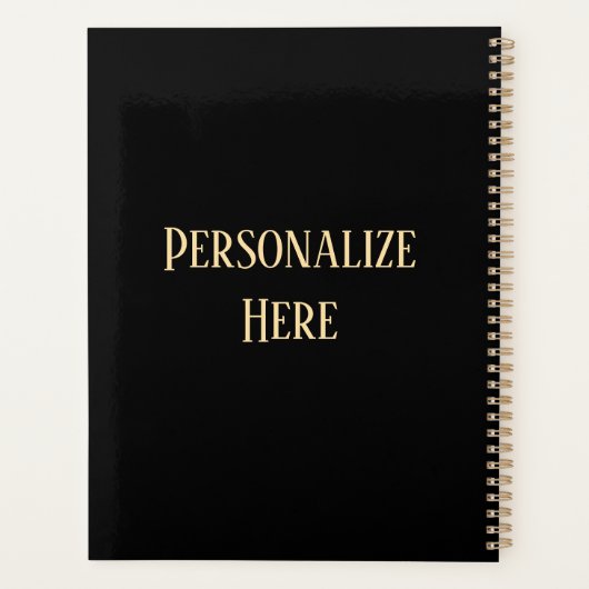 Art nouveau librairie romantique gothic grasset planner (Achterkant)