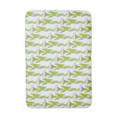 Art Nouveau light Ipomoea bloembehangselpapier Badmat (Voorkant Verticaal)