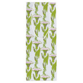 Art Nouveau light Ipomoea bloembehangselpapier Wijn Cadeautas (Achterkant)