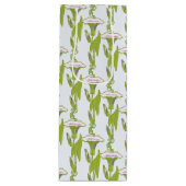 Art Nouveau light Ipomoea bloembehangselpapier Wijn Cadeautas (Voorkant)