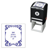 Art nouveau lijst adres zelfinktende stempel (In situ)