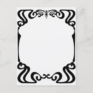 Art nouveau lijst  briefkaart