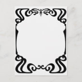 Art nouveau lijst briefkaart (Voorkant)
